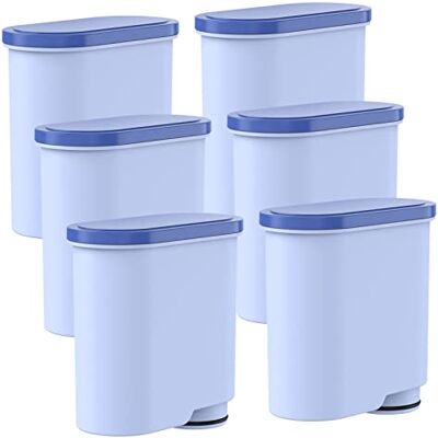 Waterdrop Filter Ersatz für Philips® AquaClean® CA6903/22 CA6903/10, 6 Pack Kompatibel mit Saeco® und Philips® Kaffeevollautomaten, TÜV SÜD Zertifiziert, Reduzieren PFAS, PFOA/PFOS (6) Waterdrop Filter Ersatz für Philips® AquaClean® CA6903/22 CA6903/10, 6 Pack Kompatibel mit Saeco® und Philips® Kaffeevollautomaten, TÜV SÜD Zertifiziert, Reduzieren PFAS, PFOA/PFOS (6)