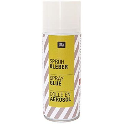 Rico Design Sprühkleber permanent haftend 400ml stark Kontaktkleber transparent Rico Design Sprühkleber permanent haftend 400ml stark Kontaktkleber transparent