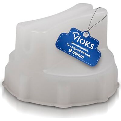 VIOKS Aufschraubhilfe Lampenabdeckung Ersatz für Bosch Siеmens 00647309 Demontagehilfe Backofenlampe Glas Abdeckung, Demontage der Glashaube Backofenlampe, 68mmØ, ersetzt 647309, für Ofen VIOKS Aufschraubhilfe Lampenabdeckung Ersatz für Bosch Siеmens 00647309 Demontagehilfe Backofenlampe Glas Abdeckung, Demontage der Glashaube Backofenlampe, 68mmØ, ersetzt 647309, für Ofen