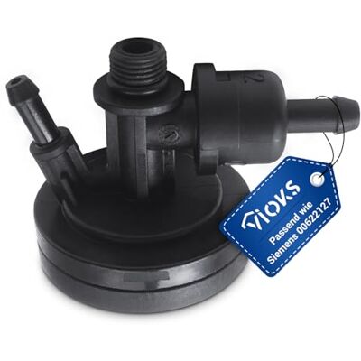 VIOKS Pumpendämpfer Kaffeemaschine Ersatz für Siеmens 619586 00619586 Membranregler Pulsationsdämpfer Dämpfer, ersetzt 622127 00622127, für EQ.5 EQ.6 EQ.7 EQ.8 EQ.9 VeroAroma VeroBar VeroCafe VIOKS Pumpendämpfer Kaffeemaschine Ersatz für Siеmens 619586 00619586 Membranregler Pulsationsdämpfer Dämpfer, ersetzt 622127 00622127, für EQ.5 EQ.6 EQ.7 EQ.8 EQ.9 VeroAroma VeroBar VeroCafe
