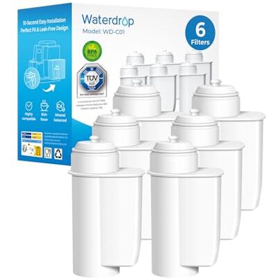 Waterdrop Wasserfilter Ersatz für Siemens® EQ Series, EQ6 Plus, 6 Stück Ersatz für EQ5, EQ6, EQ7, EQ9, EQ500, S700, Brita® Intenza® TZ70033A TZ70003 575491, Bosch® TCZ7033, TÜV SÜD Zertifiziert (6) Waterdrop Wasserfilter Ersatz für Siemens® EQ Series, EQ6 Plus, 6 Stück Ersatz für EQ5, EQ6, EQ7, EQ9, EQ500, S700, Brita® Intenza® TZ70033A TZ70003 575491, Bosch® TCZ7033, TÜV SÜD Zertifiziert (6)