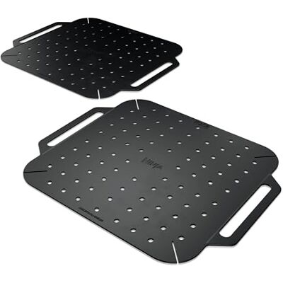 Ninja 2er-Pack wiederverwendbarer Einsätze für die Heißluftfritteuse offizielles Zubehör, hitzebeständig bis 240 °C, spülmaschinenfest, schwarz XSK2FRYLNREUK Ninja 2er-Pack wiederverwendbarer Einsätze für die Heißluftfritteuse offizielles Zubehör, hitzebeständig bis 240 °C, spülmaschinenfest, schwarz XSK2FRYLNREUK