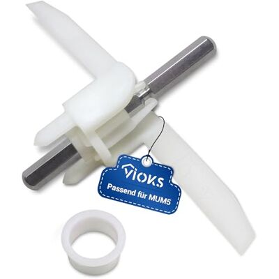 VIOKS Mitnehmer Küchenmaschine Ersatz für Bosch 00630760 630760 00621923 Zubehörteile, mit Ausräumflügel, für Durchlaufschnitzler Bosch MUM5 MUMS MUMV MUZ5 MUZ5DS MUZ5VL MUM58L20 & MUM 5 VIOKS Mitnehmer Küchenmaschine Ersatz für Bosch 00630760 630760 00621923 Zubehörteile, mit Ausräumflügel, für Durchlaufschnitzler Bosch MUM5 MUMS MUMV MUZ5 MUZ5DS MUZ5VL MUM58L20 & MUM 5