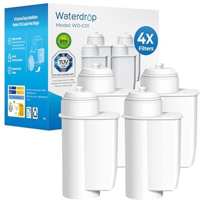 Waterdrop Wasserfilter Ersatz für Siemens® EQ Series, EQ6 Plus, 4 Stück Ersatz für EQ5, EQ6, EQ7, EQ9, EQ500, S700, Brita® Intenza® TZ70033A TZ70003 575491, Bosch® TCZ7033, TÜV SÜD Zertifiziert (4) Waterdrop Wasserfilter Ersatz für Siemens® EQ Series, EQ6 Plus, 4 Stück Ersatz für EQ5, EQ6, EQ7, EQ9, EQ500, S700, Brita® Intenza® TZ70033A TZ70003 575491, Bosch® TCZ7033, TÜV SÜD Zertifiziert (4)