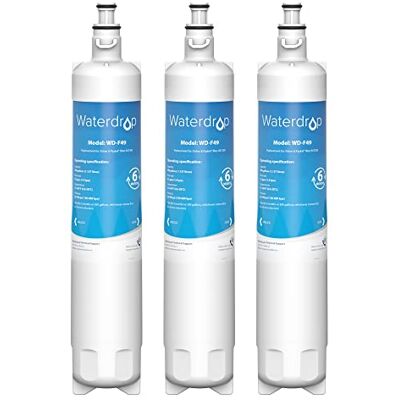 Waterdrop 847200 Kühschrank Wasserfilter Ersatz für Fisher & Paykel 847200; RS9120W Activesmart Integrated; RF522ADUX5; RF610, RF605Q, RS9120, RF522, RS90A, RS36 (3) Waterdrop 847200 Kühschrank Wasserfilter Ersatz für Fisher & Paykel 847200; RS9120W Activesmart Integrated; RF522ADUX5; RF610, RF605Q, RS9120, RF522, RS90A, RS36 (3)