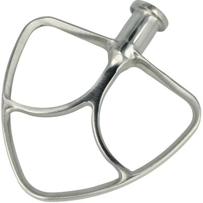 vhbw Flachrührer kompatibel mit KitchenAid KSM90 KSM88PSQ, KSM85PS, KSM75 Küchenmaschine Rühr-Aufsatz, Edelstahl Silber vhbw Flachrührer kompatibel mit KitchenAid KSM90 KSM88PSQ, KSM85PS, KSM75 Küchenmaschine Rühr-Aufsatz, Edelstahl Silber