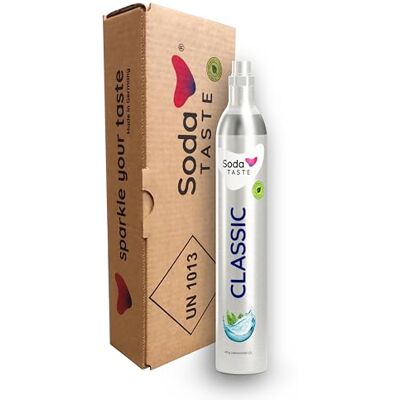 SodaTASTE CO2-Zylinder kaufen (Reservezylinder) für Wassersprudler, Classic, für bis zu 60l gesprudeltes Wasser SodaTASTE CO2-Zylinder kaufen (Reservezylinder) für Wassersprudler, Classic, für bis zu 60l gesprudeltes Wasser