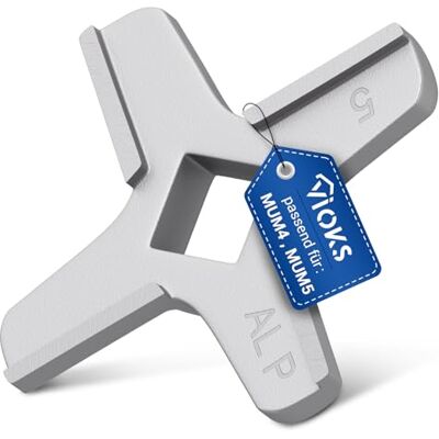 VIOKS Kreuzmesser Messer Einsatz Ersatz für Bosch 620949 00620949 Siеmens 00020468 00028887 Messereinsatz Küchenmaschine Fleischwolf Ersatzmesser Edelstahl für MUM5 MUM4 MFW15 MF155 MK44 MUZ4FW MUZ5 VIOKS Kreuzmesser Messer Einsatz Ersatz für Bosch 620949 00620949 Siеmens 00020468 00028887 Messereinsatz Küchenmaschine Fleischwolf Ersatzmesser Edelstahl für MUM5 MUM4 MFW15 MF155 MK44 MUZ4FW MUZ5