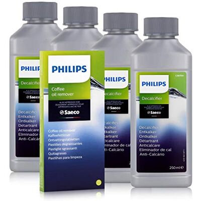 Saeco Reinigungs / Pflege Set von für Kaffeevollautomaten, Kaffeeautomaten(M, 4 Flasche ) Saeco Reinigungs / Pflege Set von für Kaffeevollautomaten, Kaffeeautomaten(M, 4 Flasche )