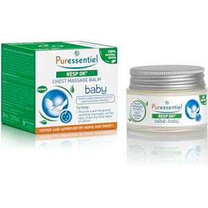 Puressentiel Atemwege – Resp OK Pektoral Massagebalsam Baby Formel 100 Prozent natürlichen Ursprungs Bietet eine wärmende und beruhigende Massage ab der ersten Kälte 30 ml Puressentiel Atemwege – Resp OK Pektoral Massagebalsam Baby Formel 100 Prozent natürlichen Ursprungs Bietet eine wärmende und beruhigende Massage ab der ersten Kälte 30 ml