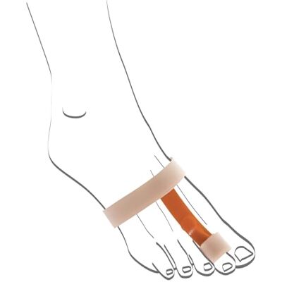 Berkemann Unisex Hammerzehen-korrekturbandage für die Nacht Zehenkappen, Mehrfarbig Beige Orange, Einheitsgröße EU Berkemann Unisex Hammerzehen-korrekturbandage für die Nacht Zehenkappen, Mehrfarbig Beige Orange, Einheitsgröße EU