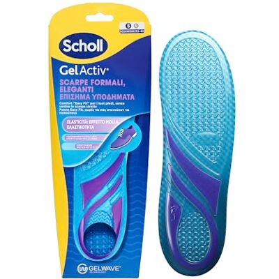Dr. Scholl's Scholl GelActiv Einlegesohlen, formelle und elegante Schuhe, dünne Einlegesohlen mit stoßdämpfender GelWave-Technologie, Komfort "Easy Fit" für die Füße, ohne die engen Schuhe zu spüren, Größe Dr. Scholl's Scholl GelActiv Einlegesohlen, formelle und elegante Schuhe, dünne Einlegesohlen mit stoßdämpfender GelWave-Technologie, Komfort "Easy Fit" für die Füße, ohne die engen Schuhe zu spüren, Größe