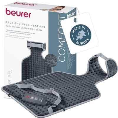 Beurer HK 64 Grey Heizkissen für Rücken & Nacken, mit ergonomischer Form Beurer HK 64 Grey Heizkissen für Rücken & Nacken, mit ergonomischer Form