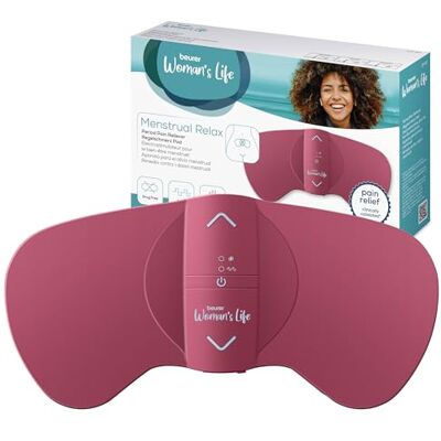 Beurer EM 50 Menstrual Relax, Menstruationspad mit TENS und Wärme-Funktion, gegen Menstruationsschmerzen und Schmerzen aus Endometriose, klinisch validierte und natürliche Linderung, tragbar, Akku Beurer EM 50 Menstrual Relax, Menstruationspad mit TENS und Wärme-Funktion, gegen Menstruationsschmerzen und Schmerzen aus Endometriose, klinisch validierte und natürliche Linderung, tragbar, Akku