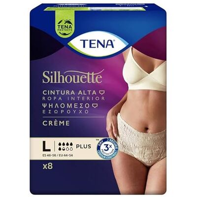 TENA Silhouette Plus Creme Große - Inkontinenzslip TENA Silhouette Plus Creme Große - Inkontinenzslip