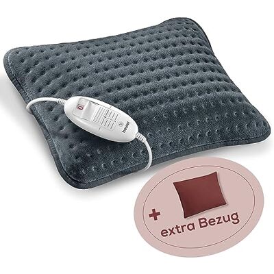 Beurer HK 48 Cosy Sofa-Heizkissen mit Schnellheizung, 3 beleuchtete Temperaturstufen und Abschaltautomatik, extra weiches Wendekissen, mit zusätzlichem Filz-Bezug, grün Beurer HK 48 Cosy Sofa-Heizkissen mit Schnellheizung, 3 beleuchtete Temperaturstufen und Abschaltautomatik, extra weiches Wendekissen, mit zusätzlichem Filz-Bezug, grün