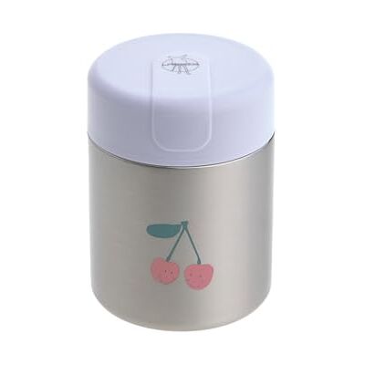 LÄSSIG Baby Kinder Thermo Warmhaltebox Brei Snacks auslaufsicher Edelstahl 315 ml/Food Jar Happy Fruits Cherry LÄSSIG Baby Kinder Thermo Warmhaltebox Brei Snacks auslaufsicher Edelstahl 315 ml/Food Jar Happy Fruits Cherry