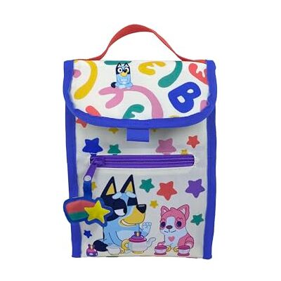 CYPBRANDS Blue Snackbeutel, Regenbogen, Regenbogen, Tasche, Griffe, nachhaltig, recycelbar, mehrfarbig, offizielles Produkt, bunt, Estandar CYPBRANDS Blue Snackbeutel, Regenbogen, Regenbogen, Tasche, Griffe, nachhaltig, recycelbar, mehrfarbig, offizielles Produkt, bunt, Estandar