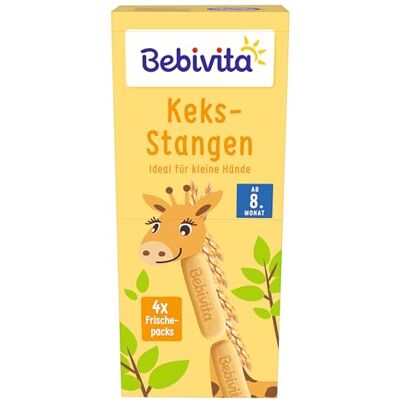 Bebivita Knabberprodukte Keks-Stangen, 180g, 9er Pack (9x180g) Bebivita Knabberprodukte Keks-Stangen, 180g, 9er Pack (9x180g)