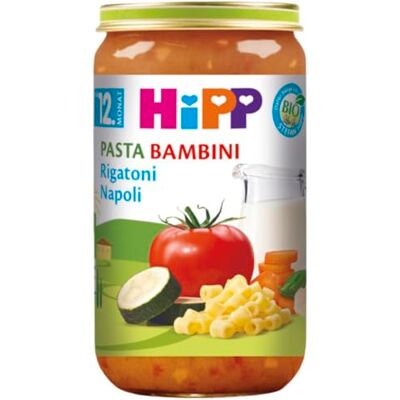 HiPP Bio Pasta Bambini Rigatoni Napoli (6 x 250g), Menü ab 12. Monat, mit Omega-3, in bester Bio-Qualität HiPP Bio Pasta Bambini Rigatoni Napoli (6 x 250g), Menü ab 12. Monat, mit Omega-3, in bester Bio-Qualität