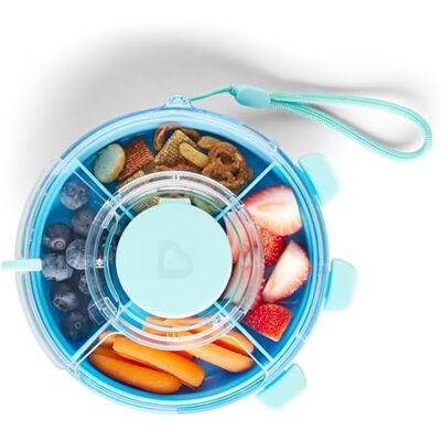 Munchkin Snack Wheel™ Kleinkind Container 5 Fächern Blau Munchkin Snack Wheel™ Kleinkind Container 5 Fächern Blau