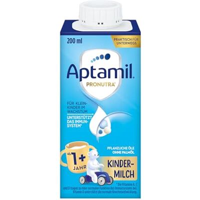 Aptamil Kindermilch 1 Plus trinkfertig – Kindermilch ab 1 Jahr – 15 x 200 ml Aptamil Kindermilch 1 Plus trinkfertig – Kindermilch ab 1 Jahr – 15 x 200 ml