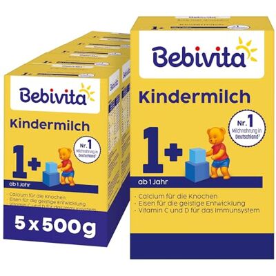 Bebivita Milchnahrung Kindermilch 1, 500g (5x500g) Bebivita Milchnahrung Kindermilch 1, 500g (5x500g)