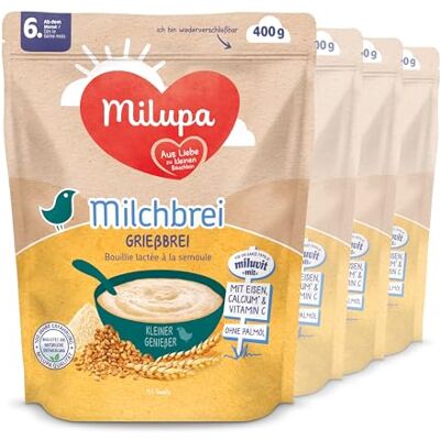 Milupa - miluvit Kleine Genießer Milchbrei - Babybrei Milupa - miluvit Kleine Genießer Milchbrei - Babybrei