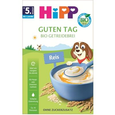HiPP Guten Tag Bio Getreidebrei Reis, 7x200g, ab 5. Monat HiPP Guten Tag Bio Getreidebrei Reis, 7x200g, ab 5. Monat