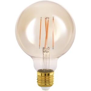 EGLO connect.z Smart-Home LED Leuchtmittel E27, G95, ZigBee, App und Sprachsteuerung Alexa, dimmbar, warmweiß, 500 Lumen, 5,5 Watt, Vintage-Glühbirne amber EGLO connect.z Smart-Home LED Leuchtmittel E27, G95, ZigBee, App und Sprachsteuerung Alexa, dimmbar, warmweiß, 500 Lumen, 5,5 Watt, Vintage-Glühbirne amber