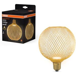 Osram DECOR LED Flatlampe im Metallgehäuse aus gefrostetem Kunststoff in Gold mit 125 mm in Warmweiß (2700 K), 3.5 W / 300 lm und E27 Sockel, ist nicht-dimmbar und bietet edle Beleuchtung. Osram DECOR LED Flatlampe im Metallgehäuse aus gefrostetem Kunststoff in Gold mit 125 mm in Warmweiß (2700 K), 3.5 W / 300 lm und E27 Sockel, ist nicht-dimmbar und bietet edle Beleuchtung.