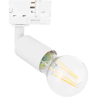 LEDKIA LIGHTING LEDKIA 3-Phasenstromschiene Strahler für E27 Glühbirne Weiß LEDKIA LIGHTING LEDKIA 3-Phasenstromschiene Strahler für E27 Glühbirne Weiß