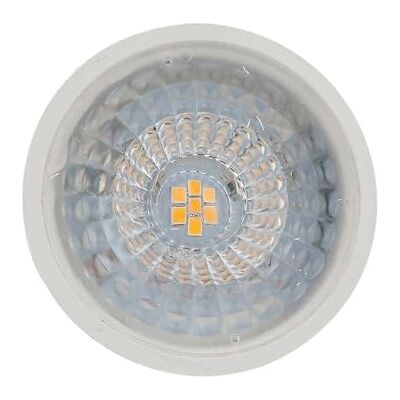 WatioWave 6 W GU10 RIPPLE PLASTIC SPOTLIGHT CHIP 6500K 110'D dimmbar WatioWave 6 W GU10 RIPPLE PLASTIC SPOTLIGHT CHIP 6500K 110'D dimmbar