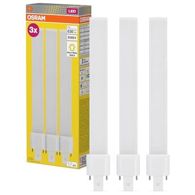 Osram DULUX S11 LED Kompaktlampe, 6W, 630lm, 3000K Warmweiß, Sockel G23, 230V AC/CCG, CRI 80, 32,3mm Durchmesser Osram DULUX S11 LED Kompaktlampe, 6W, 630lm, 3000K Warmweiß, Sockel G23, 230V AC/CCG, CRI 80, 32,3mm Durchmesser