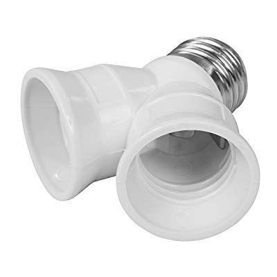 PerfectHD Lampensockel Y-Adapter E27 auf 2x E27 Lampenfassung Konverter Fassung Sockel Stecker Glühbirne Lampe LED PerfectHD Lampensockel Y-Adapter E27 auf 2x E27 Lampenfassung Konverter Fassung Sockel Stecker Glühbirne Lampe LED