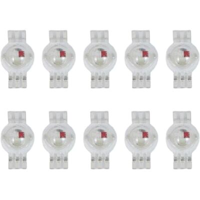 FEETER 10 Stück Serien 3 x 3 W hohe Leistung RGB Rot Grün Blau LED Lampe Energiesparlampe Perlen Leuchtmittel 6 Pin 45 ml 3 W Hochleistungschip FEETER 10 Stück Serien 3 x 3 W hohe Leistung RGB Rot Grün Blau LED Lampe Energiesparlampe Perlen Leuchtmittel 6 Pin 45 ml 3 W Hochleistungschip