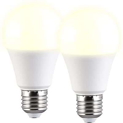 Luminea Leuchtmittel dimmbar: 2er-Set LED-Lampen mit 3 Helligkeits-Stufen, 14 W, 1.521 lm, 3000 K, F (LED E27 dimmbar, Glühbirne, Birne) Luminea Leuchtmittel dimmbar: 2er-Set LED-Lampen mit 3 Helligkeits-Stufen, 14 W, 1.521 lm, 3000 K, F (LED E27 dimmbar, Glühbirne, Birne)