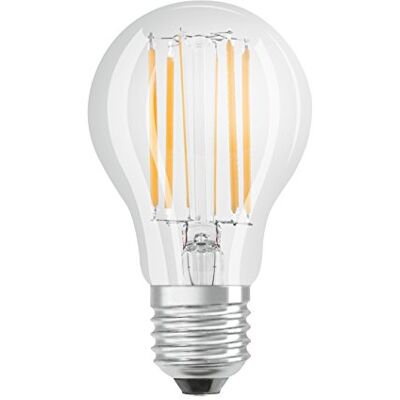 Osram Lamps LED Star Classic A Lampe, in Kolbenform mit E27-Sockel, nicht dimmbar, Ersetzt 75 Watt, Filamentstil Klar, Kaltweiß 4000 Kelvin, 6er-Pack 4058075817449 Osram Lamps LED Star Classic A Lampe, in Kolbenform mit E27-Sockel, nicht dimmbar, Ersetzt 75 Watt, Filamentstil Klar, Kaltweiß 4000 Kelvin, 6er-Pack 4058075817449