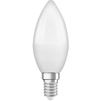 Osram LED-Lampe Sockel: E14 Warmweiss 2700 K 5,50 W Ersatz für 40-W-Glühbirne LED STAR CLASSIC B Energieeffizienzklasse A+ 10er-Pack Osram LED-Lampe Sockel: E14 Warmweiss 2700 K 5,50 W Ersatz für 40-W-Glühbirne LED STAR CLASSIC B Energieeffizienzklasse A+ 10er-Pack