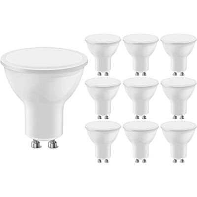 LEDYA GU10 LED Warmweiss, 5W Lampe Ersetzt Halogenlampen 40W, 400LM LED Leuchtmittel GU10 Warmweiß 3000K, 120°Breitstrahlend,Nicht dimmbar, AC 220V-240V, Nicht Dimmbar, 10er Pack LEDYA GU10 LED Warmweiss, 5W Lampe Ersetzt Halogenlampen 40W, 400LM LED Leuchtmittel GU10 Warmweiß 3000K, 120°Breitstrahlend,Nicht dimmbar, AC 220V-240V, Nicht Dimmbar, 10er Pack