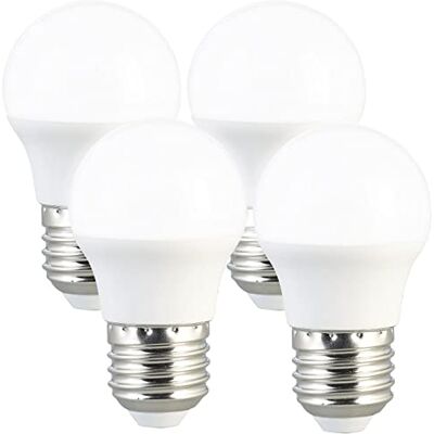 Luminea helle Glühbirne E27: 4er-Set LED-Lampen, E27, G45, 240 lm, 3W (ersetzt 25W), tageslichtweiß (LED Glühbirne Tageslicht, LED-Lampen kaltweiß, Wonzimmerleuchten) Luminea helle Glühbirne E27: 4er-Set LED-Lampen, E27, G45, 240 lm, 3W (ersetzt 25W), tageslichtweiß (LED Glühbirne Tageslicht, LED-Lampen kaltweiß, Wonzimmerleuchten)