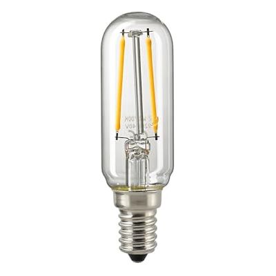 SIGOR LED Filamentlampe RÖHRE T25, für Dunstabzugshaube/Klavierleuchte, 230V, E14, 4.5W 2700K 470lm 300°, dimmbar, klar SIGOR LED Filamentlampe RÖHRE T25, für Dunstabzugshaube/Klavierleuchte, 230V, E14, 4.5W 2700K 470lm 300°, dimmbar, klar