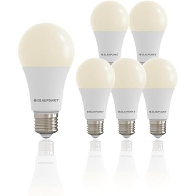 Blaupunkt E27 LED Lampe Matt 18W (125W 150W) 1980 lm 2700K Warmweiß Nicht-Dimmbar Starke Lichtleistung für Deckenleuchten & Küche Vorteilspack – 6er Pack Blaupunkt E27 LED Lampe Matt 18W (125W 150W) 1980 lm 2700K Warmweiß Nicht-Dimmbar Starke Lichtleistung für Deckenleuchten & Küche Vorteilspack – 6er Pack