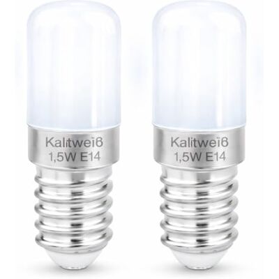 PerfectHD LED Kühlschrankbirnen kaltweiß 2er Set E14 Kühlschranklampe LED Birne 6000 K 1,5 Watt PerfectHD LED Kühlschrankbirnen kaltweiß 2er Set E14 Kühlschranklampe LED Birne 6000 K 1,5 Watt