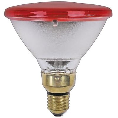 NCC-Licht Infrarot PAR38 Reflektor Wärmelampe 150W E27 Rot Dimmbar 60° IR-Lampe aus robustem Pressglas mit E27-Sockel, stufenlos dimmbar, ideal zur Wärmetherapie und Aufzucht von Tieren NCC-Licht Infrarot PAR38 Reflektor Wärmelampe 150W E27 Rot Dimmbar 60° IR-Lampe aus robustem Pressglas mit E27-Sockel, stufenlos dimmbar, ideal zur Wärmetherapie und Aufzucht von Tieren