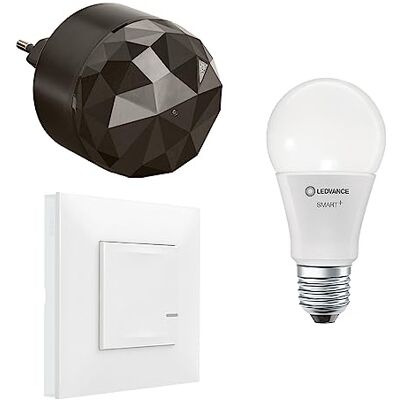 Legrand 199207 Starter Pack Valena Next mit Netatmo: 1 Gateway Plug + 1 kabellose Beleuchtungsbefehle + 1 x E27 Smart Birne Klassisch/Weiß Legrand 199207 Starter Pack Valena Next mit Netatmo: 1 Gateway Plug + 1 kabellose Beleuchtungsbefehle + 1 x E27 Smart Birne Klassisch/Weiß