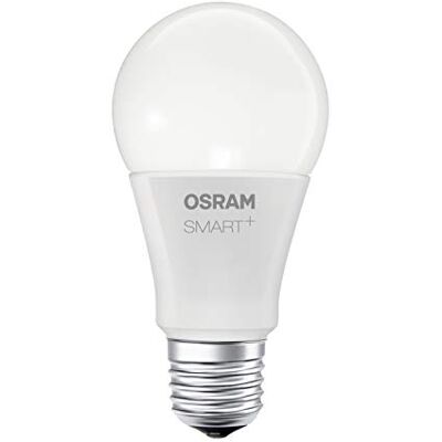Osram Lamps SMART+ LED, Bluetooth Lampe mit E27 Sockel, dimmbar, ersetzt 60W Glühbirne, warmweiß, Kompatibel mit Apple Homekit und LEDVANCE Smart+ App für Android,Dimmbar,1er pack Osram Lamps SMART+ LED, Bluetooth Lampe mit E27 Sockel, dimmbar, ersetzt 60W Glühbirne, warmweiß, Kompatibel mit Apple Homekit und LEDVANCE Smart+ App für Android,Dimmbar,1er pack