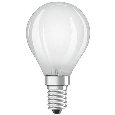Osram Filament LED Lampe mit E14 Sockel, Tageslicht, 6500 K, 4W, Ersatz für 40W-Glühbirne, matt, LED Retrofit CLASSIC P Osram Filament LED Lampe mit E14 Sockel, Tageslicht, 6500 K, 4W, Ersatz für 40W-Glühbirne, matt, LED Retrofit CLASSIC P