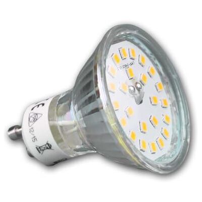ChiliTec LED Leuchtmittel Lampe GU10 Strahler 4Watt 444Lumen 120° 230V LED-Lampe Ersatz für 50 Watt Halogen Leuchtmittel 3000k Warmweiß ChiliTec LED Leuchtmittel Lampe GU10 Strahler 4Watt 444Lumen 120° 230V LED-Lampe Ersatz für 50 Watt Halogen Leuchtmittel 3000k Warmweiß