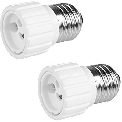 PerfectHD 2x Lampensockel Adapter E27 auf GU10 Lampenfassung Konverter Fassung Sockel Stecker Glühbirne Lampe LED 2 Stück PerfectHD 2x Lampensockel Adapter E27 auf GU10 Lampenfassung Konverter Fassung Sockel Stecker Glühbirne Lampe LED 2 Stück